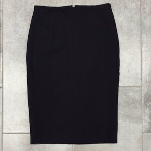 White House Black Market Black Pencil Skirt Size 0